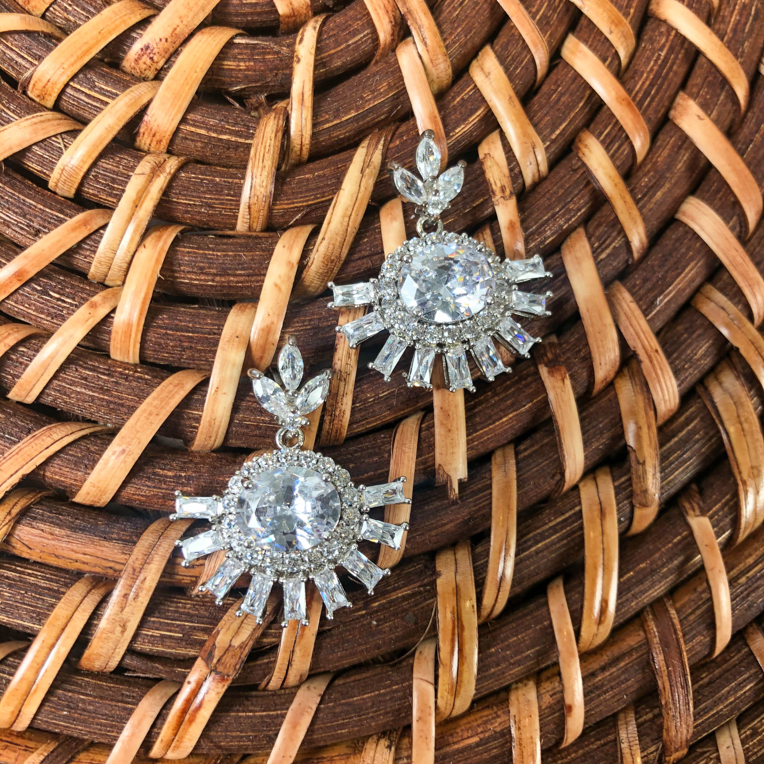 Sun Pendant Earrings